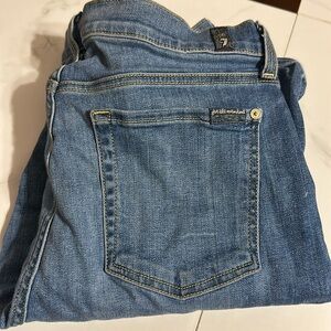 Gently used 7 skinny jeans